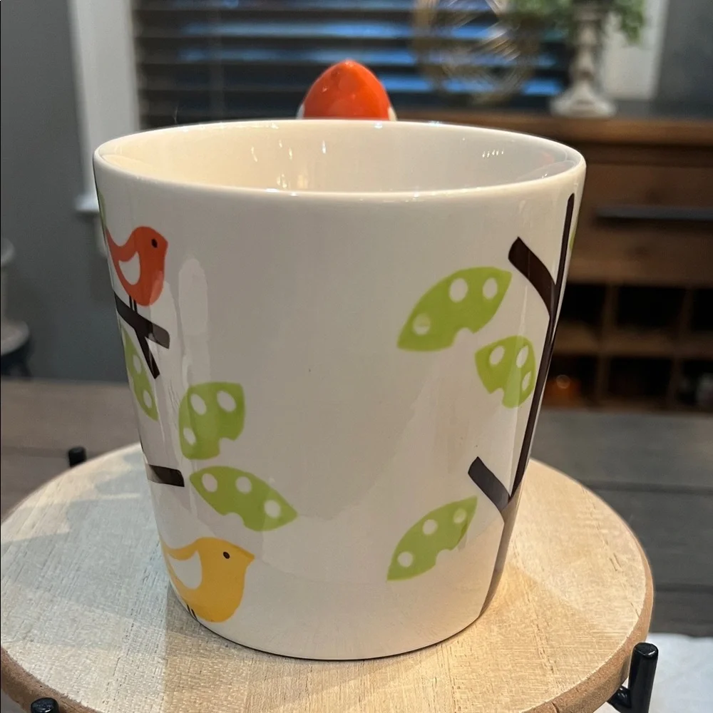 Pier 1 Hand Painted Stoneware Mug
